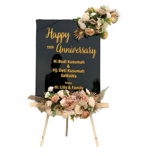 Papan Bunga Akrilik Burujul Wetan